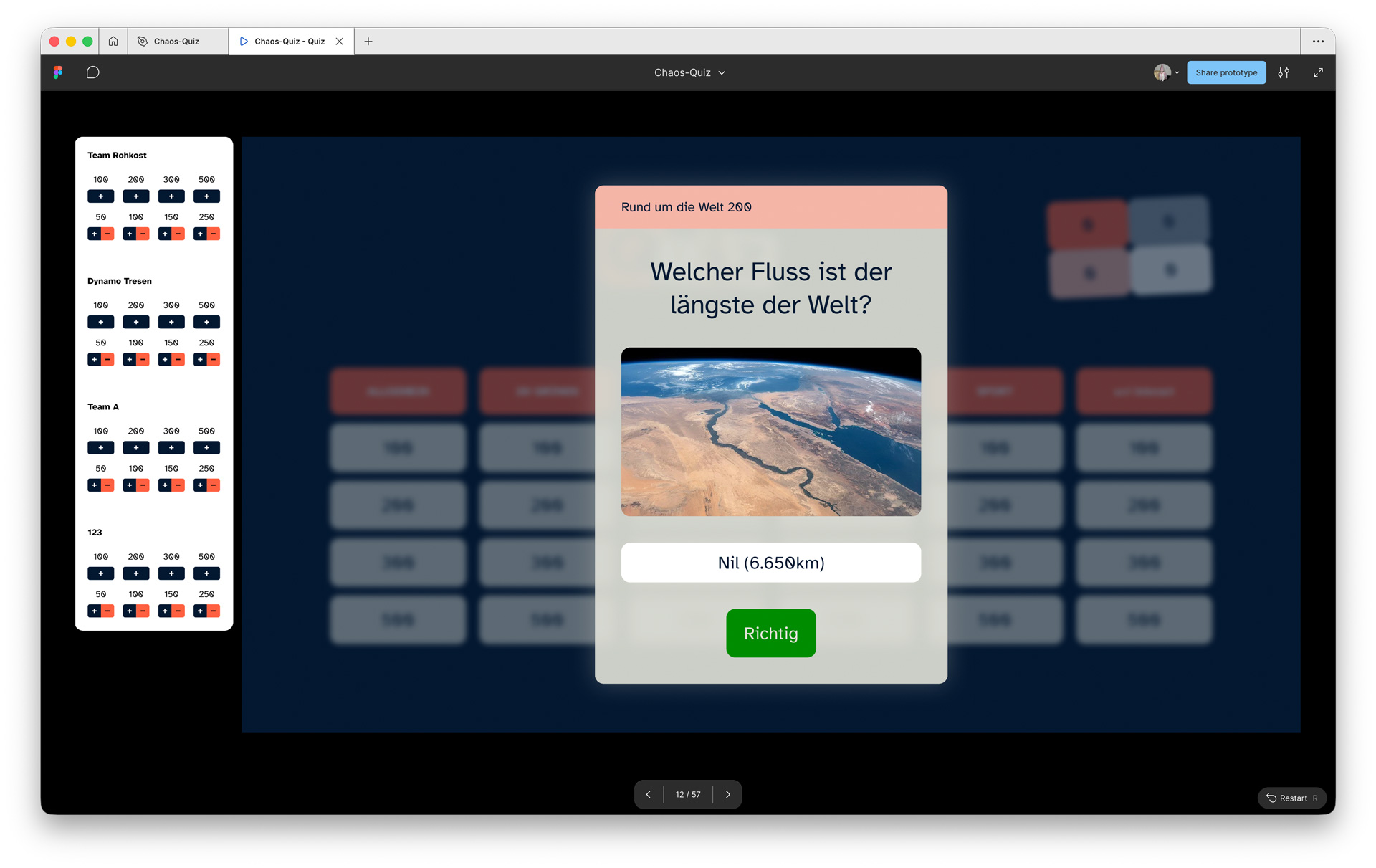 Overlay des Quizmasters
