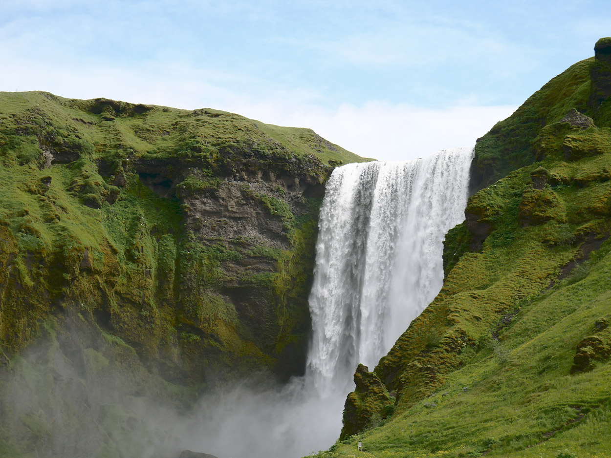 skógafoss waterfall